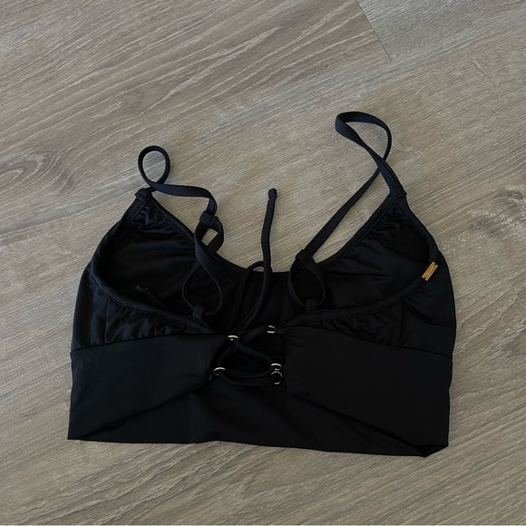 Gooseberry seaside bikini top in Black - Picture 2 of 3